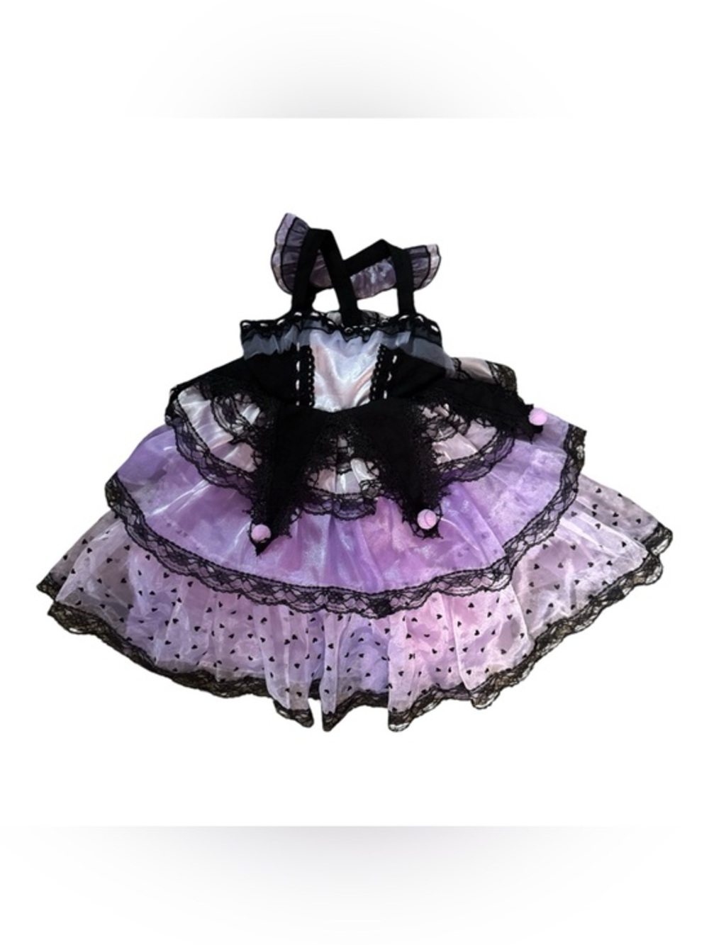 Purple and Black Lace Tulle Kids Costume Dress Size 6-12 Months Dress Up Clothes